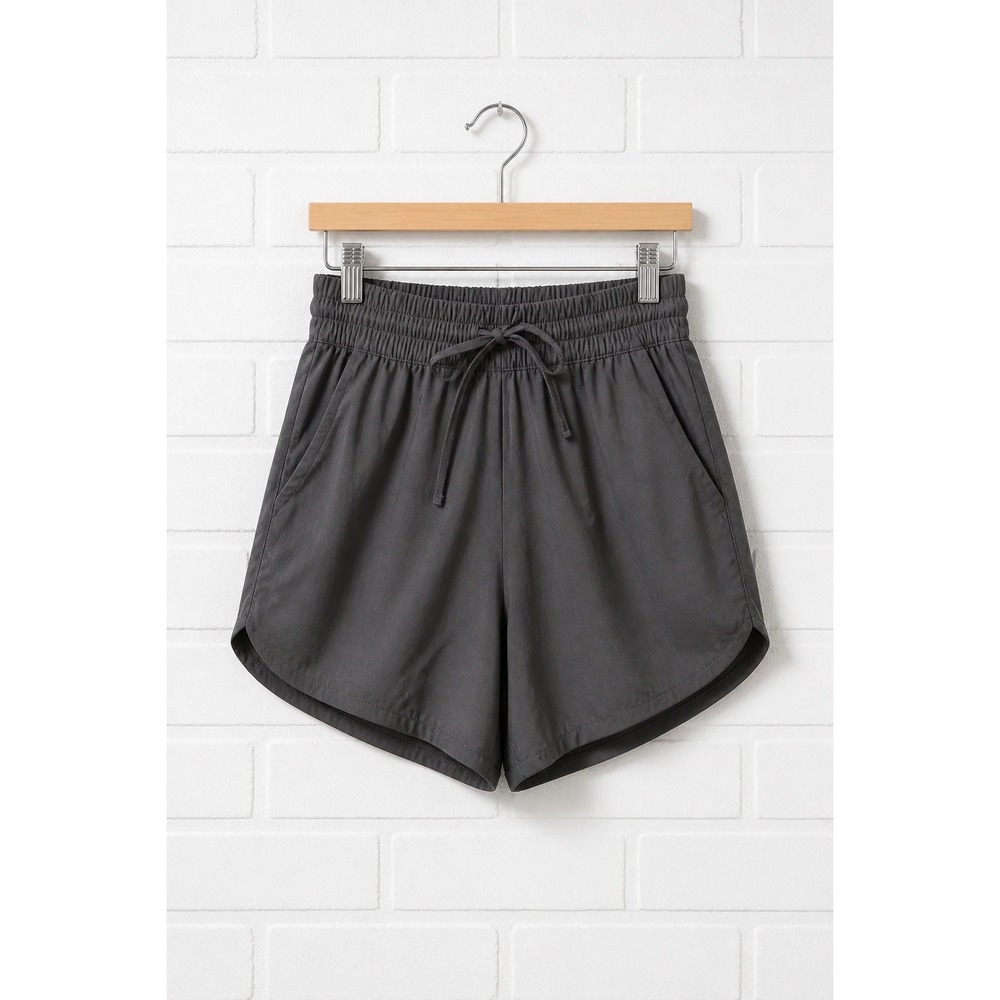 NWT Lands' End‎ XS Athletic Shorts Womens Dark Gray